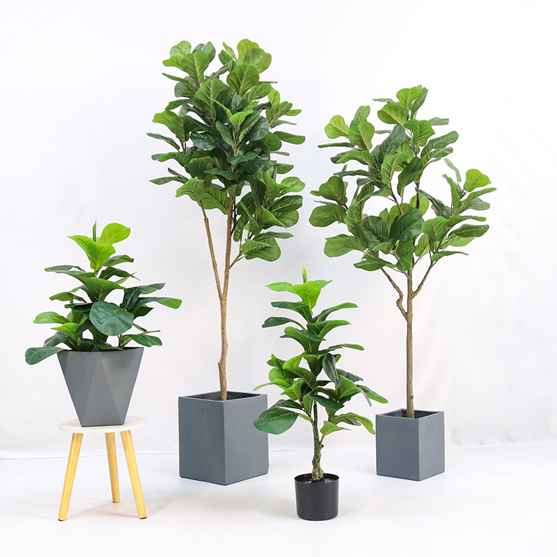 Artificial Plastic Potted Plan - огляд і ціна Ficus Lyrata Tree