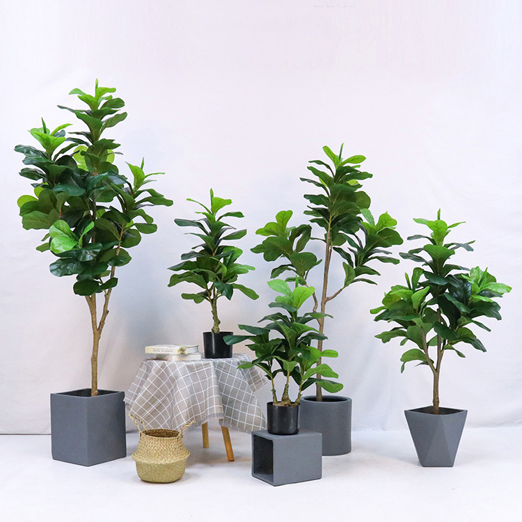 Artificial Plastic Potted Plan - огляд і ціна Ficus Lyrata Tree