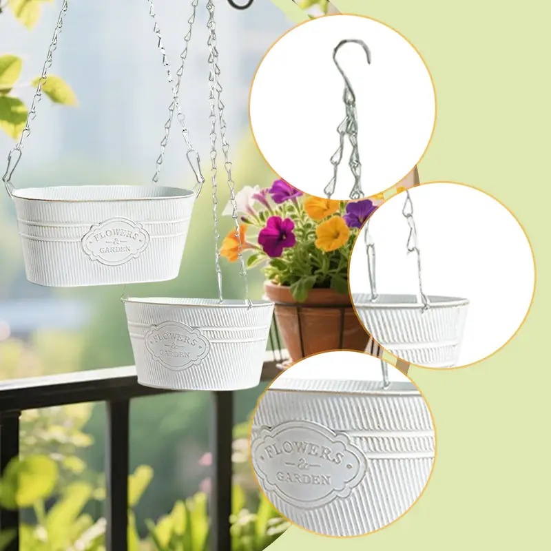 Hanging Wrought-Iron Planters, - огляд і ціна Spider Plant Hanging